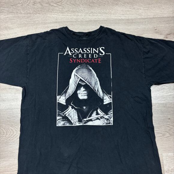Assassin's Creed Syndicate Video Game Short Sleeve T Shirt Men's 2XL - Picture 2 of 11